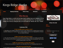 Tablet Screenshot of kingsridgemedia.com